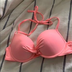 Aerie peach bathing suit top